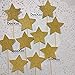 AmyHomie Happy Birthday Banner, Party Decorations/Supplies, Tinsel Foil Fringe Curtain Backdrop, Confetti Balloons, Gold Set Perfect for Celebration