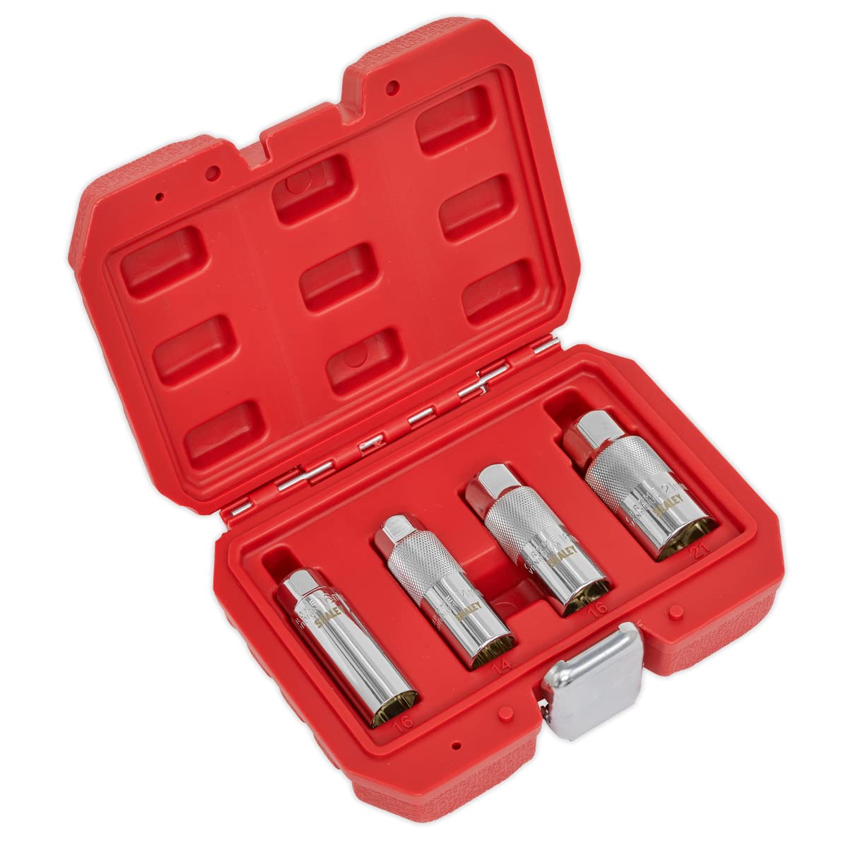 Magnetic Spark Plug Socket Set 4pc 3/8''Sq Drive