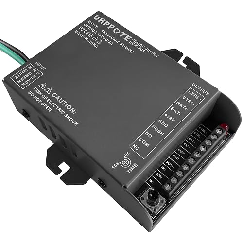 UHPPOTE Access Control Power Supply 12V for Door Electric Lock Intercom ...