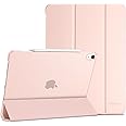 ProCase for iPad Air 13 Inch Case M3 2025/M2 2024, Slim Smart Cover iPad 13 Air M3 M2 Case with Translucent Hard Shell Back, Supports Touch ID, Auto Wake/Sleep -Lightpink