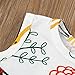 Happy kido Newborn Baby Girls Flower Animal Print Romper Bodysuit Outfits Spring Summer Tops (White, 12-18 Months)