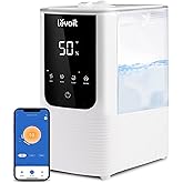 LEVOIT Humidifier for Bedroom Large Room Home, OasisMist Smart Cool and Warm Mist Humidifiers, Auto Customized Humidity, Ultr