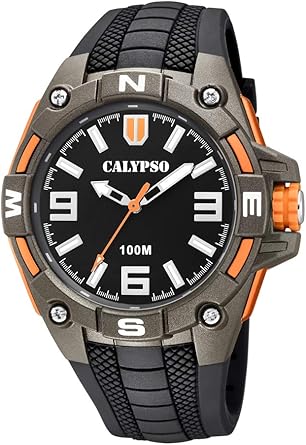 Calypso Watches Reloj Analógico para Hombre de Cuarzo con Correa en Plástico K5761/4