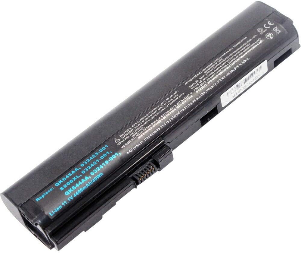 yan for HP EliteBook 2560P 2570P SX06 SX03 Battery - 632421-001 632419-001