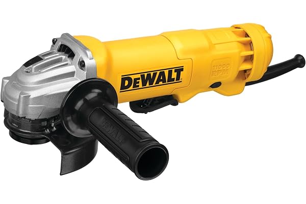 DEWALT Angle Grinder Tool, Paddle Switch, 4-1/2-Inch, 11-Amp (DWE402), Black