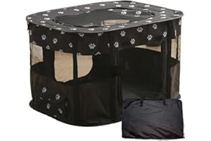 Portable Pet Playpen,Pet Playpen Indoor for Dog and Cat,Foldable Dog Cat Playpens Kennel Tent Waterproof&Breathable, Indoor O