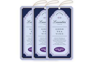 Laundrin Paper Fragrance Earl Grey Tea, 3pk - Closet Freshener - Closet Deodorizer Odor Eliminator - Sachets for Drawers and Closets - Drawer Fresheners for Clothes - Fresh Scents Sachet Packets