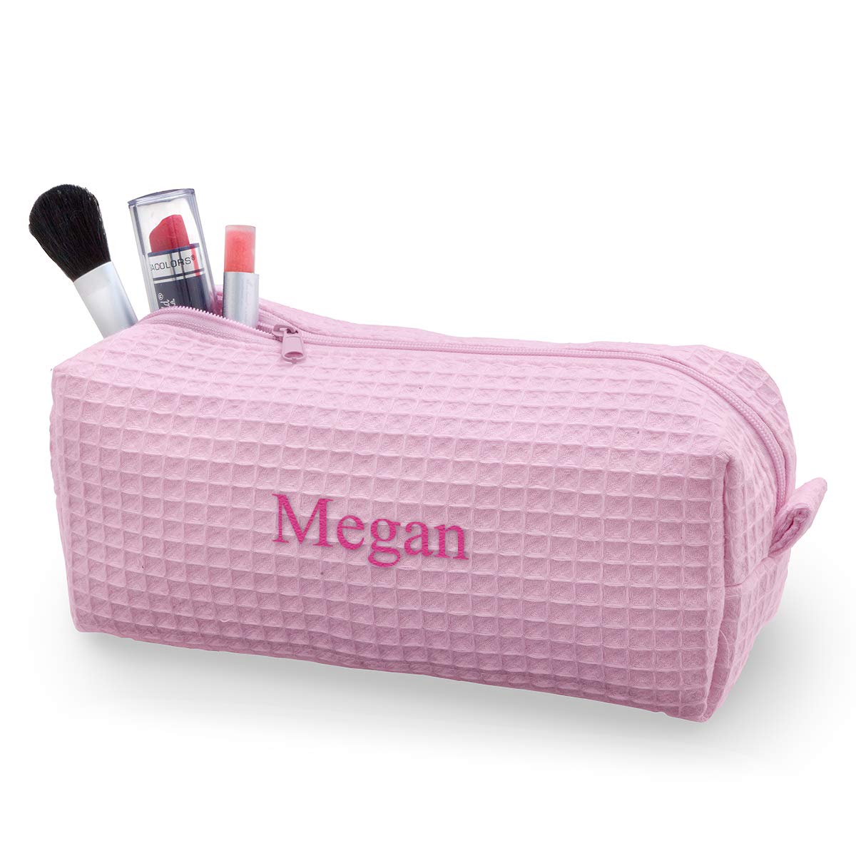 Best Personalized Waffle Makeup Bag