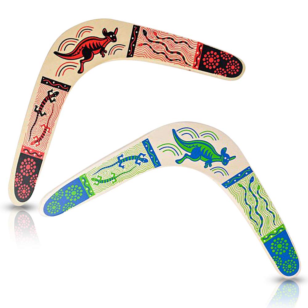 Safe Kids Boomerang for Light to NO Wind Throwing E Wooden Boomerangs