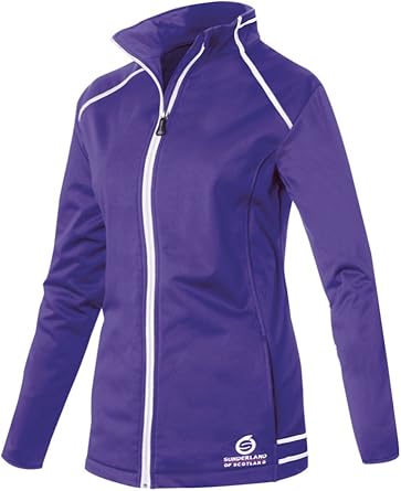 Sunderland Annapurna Ladies Bonded Fleece Jacket Purple White Xs Amazon Co Uk Clothing