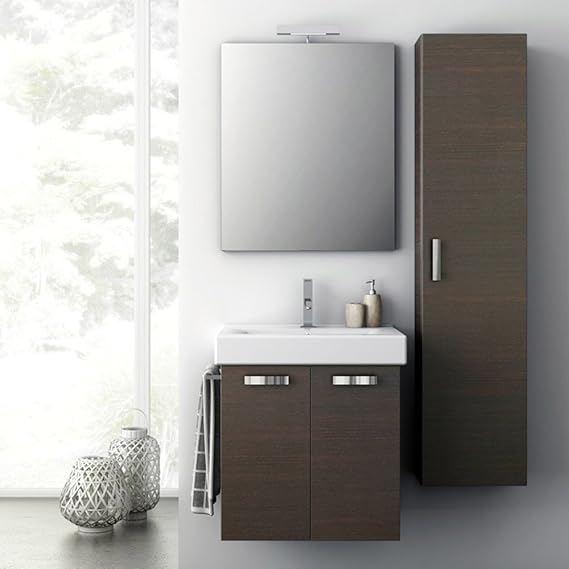 ACF ACF c10-glossy blanco cubículo vanidad Set, Contemporáneo, 143.88