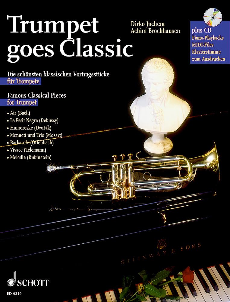 SCHOTT TRUMPET GOES CLASSIC - TRUMPET; PIANO AD LIB. Classical sheets Trumpet: Famous Classical Pieces. trumpet; piano ad libitum.