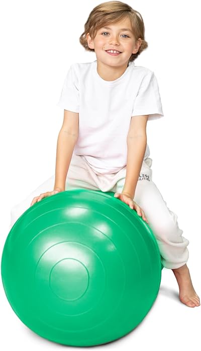 BABYGO Sensory Exercise Ball Peanut Ball Green for Kids Autism Therapy