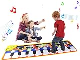 CaftyMids 19 Key Piano Mat with 8 Instrument Sounds and Recording Function