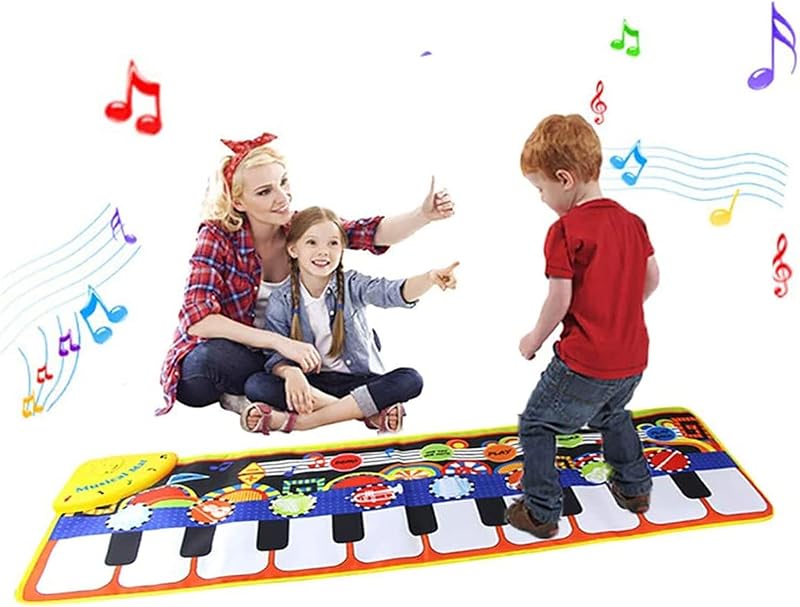 CaftyMids 19 Key Piano Mat with 8 Instrument Sounds and Recording Function