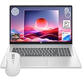 HP Essential 17.3" HD+ Touchscreen Laptop, AMD Ryzen 5 7430U, 32GB RAM, 1TB SSD, Backlit KB, Fingerprint Reader, Webcam, HDMI, Wi-Fi 6, Windows 11 Home, Bundle with Thunderobot ML101 Wireless Mouse