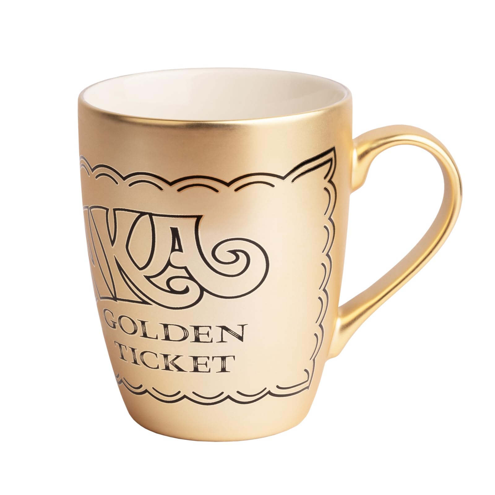 Grupo Erik Ceramic Mug - Golden Ticket Willy Wonka Merchandise | 11.8 oz - 350 ml Coffee Mug Tea, Cool Mugs and Cups | Willy Wonka Gifts Under 15 Pounds