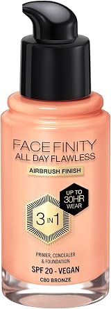 Max Factor Facefinity 3-in-1 Foundation SPF 20 Bronze 80 Packaging May Vary view 2