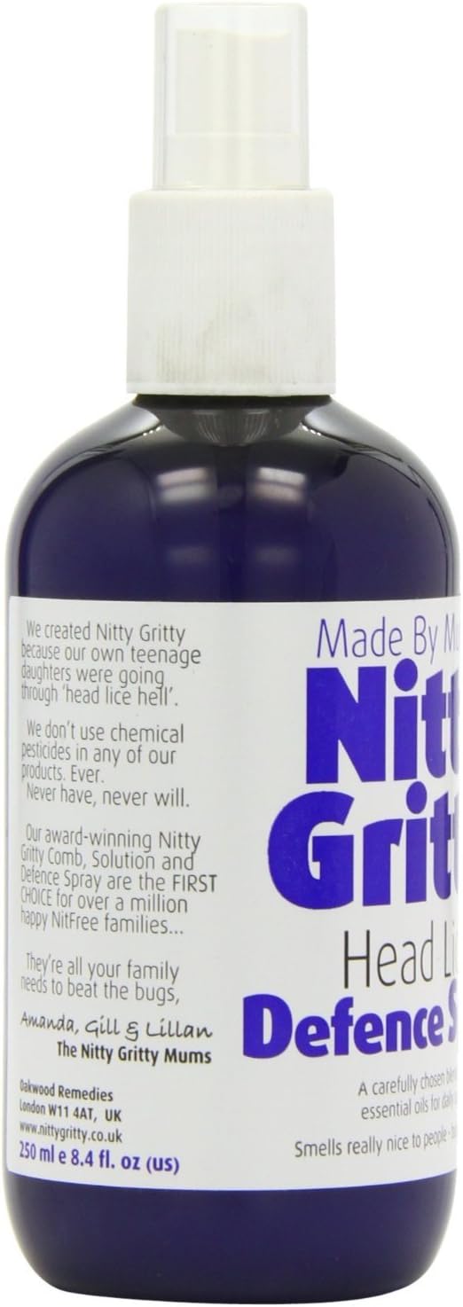 Nitty Gritty Head Lice Defence Spray 250ml, 250 ml (Pack of 1) - Image 5