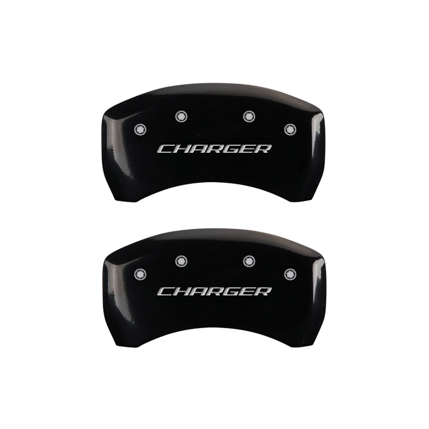 MGP Caliper Covers 12181SCHBBK Caliper Cover with Black Powder Coat