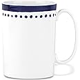 kate spade new york Charlotte Street East Mug, 1 Count, White/Blue