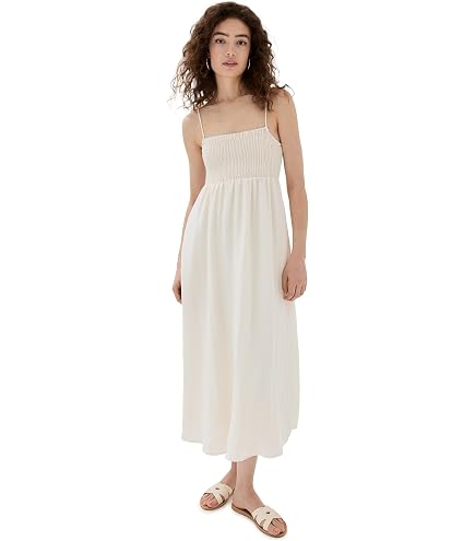 easy going z supply slub dress medium Seams down the center on the front and back. Easy Going Cotton Slub Dress
