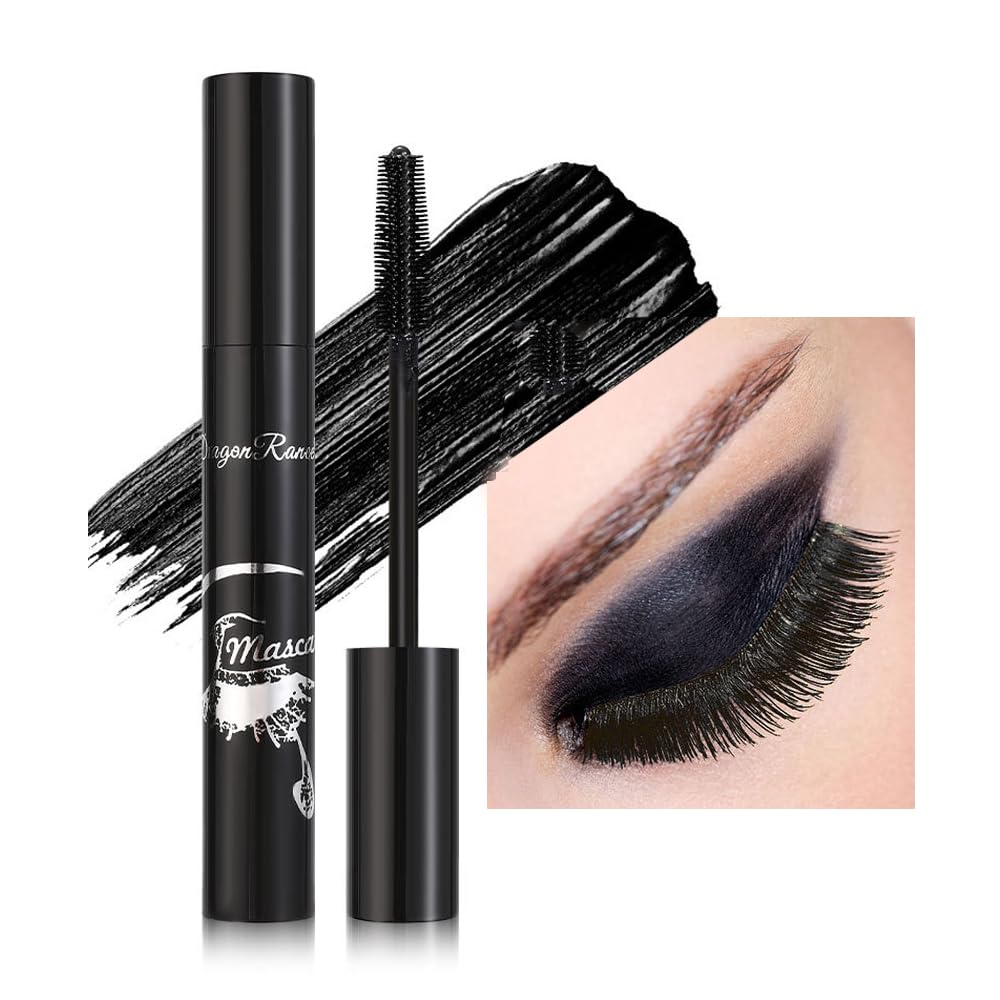  GL-Turelifes Black Mascara Sensational Mascara Charming, Limitless Length & Volume, Flex Tower Brush, Thick & Long Eyelash Waterproof and Smudge-proof Eyes Makeup (#01 Black)