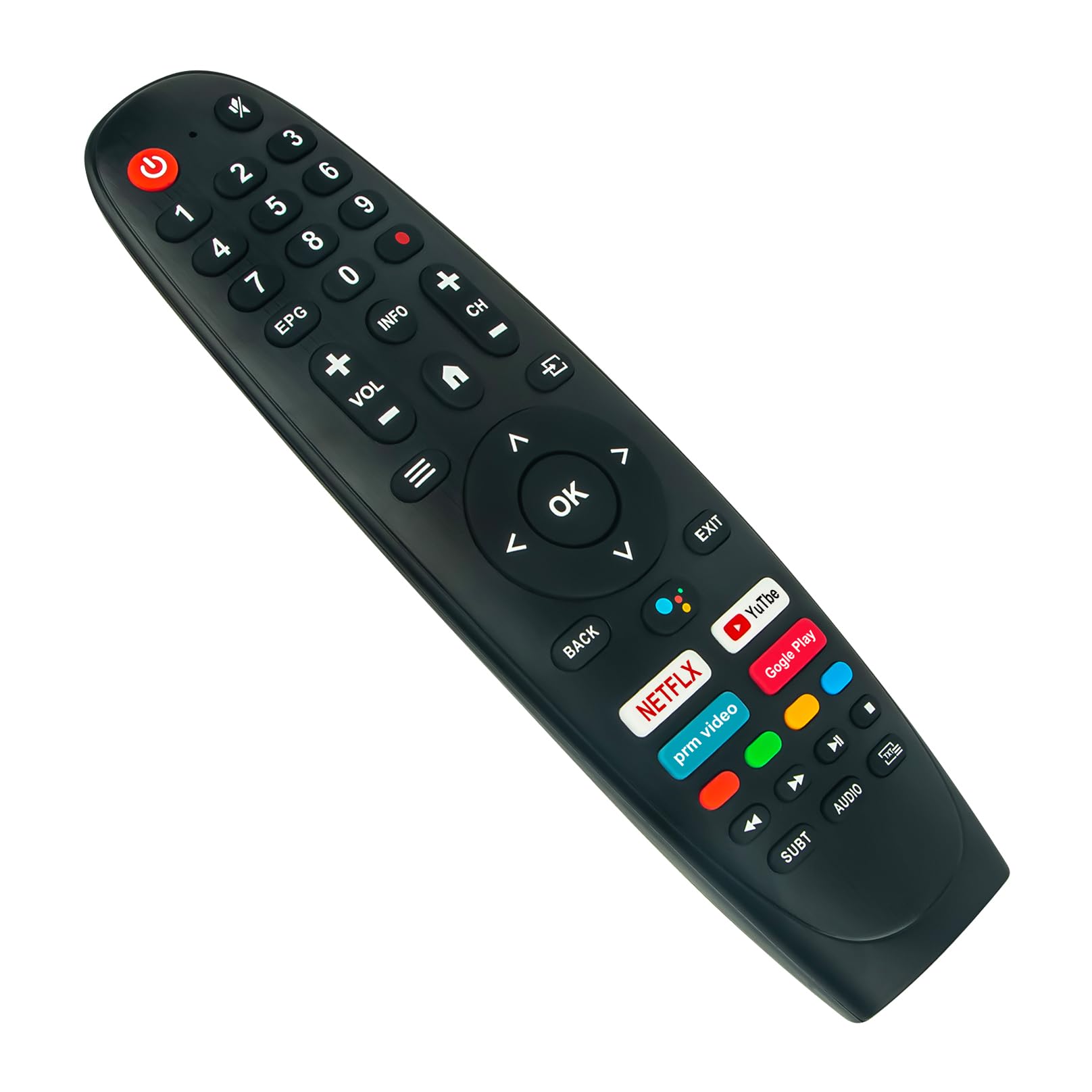 RM-C3408E Voice Replacement Remote Control -VINABTY-fit for JVC SANSUI BLAUPUNKT Caixun ARRQW TD Systems Smart Tech TV remote control 43UA20V3 24HA20T3 43UA10V3 55QA20V3