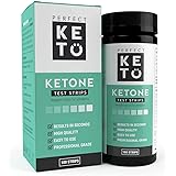 Perfect Keto Test Strips - Best for Testing Ketones in Urine on Low Carb Ketogenic Diet, Ketosis Home Urinalysis Tester Kit, 