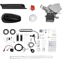 IMAYCC 80cc Bicycle Engine Kit 2 Stroke Motorized Bike Kit | Gas Bike Motor Conversion Kit Fit for 26-28 Bikes(80CC Silver IMAYCC 80cc Bicycle Engine Kit 2 Stroke Motorized Bike Kit | Gas Bike Motor Conversion Kit Fit for 26-28 Bikes(80CC Silver