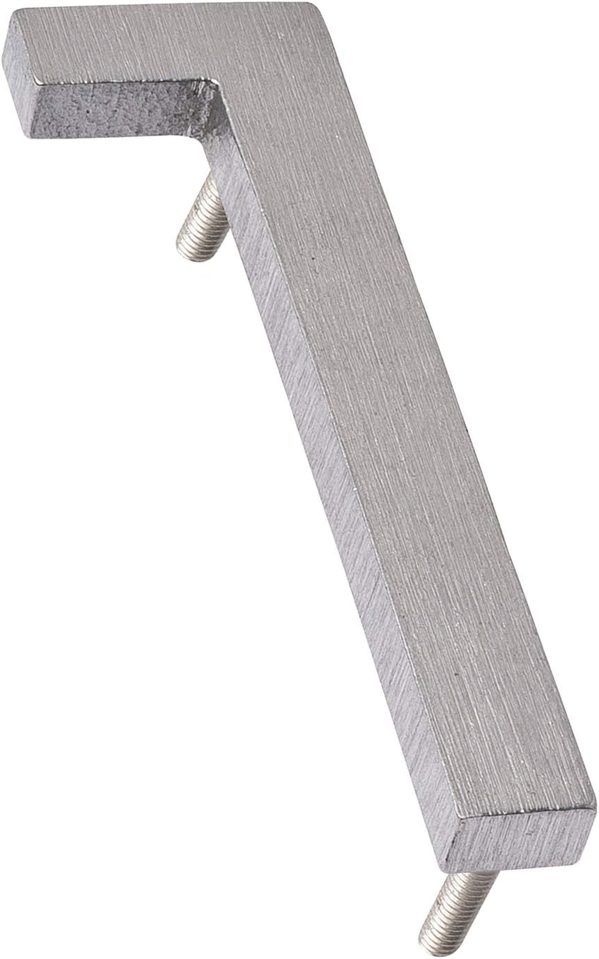 Address Signs - Montague Metal Products MHN-06-F-BA1-1 Solid Modern Floating Address House Numbers, 6