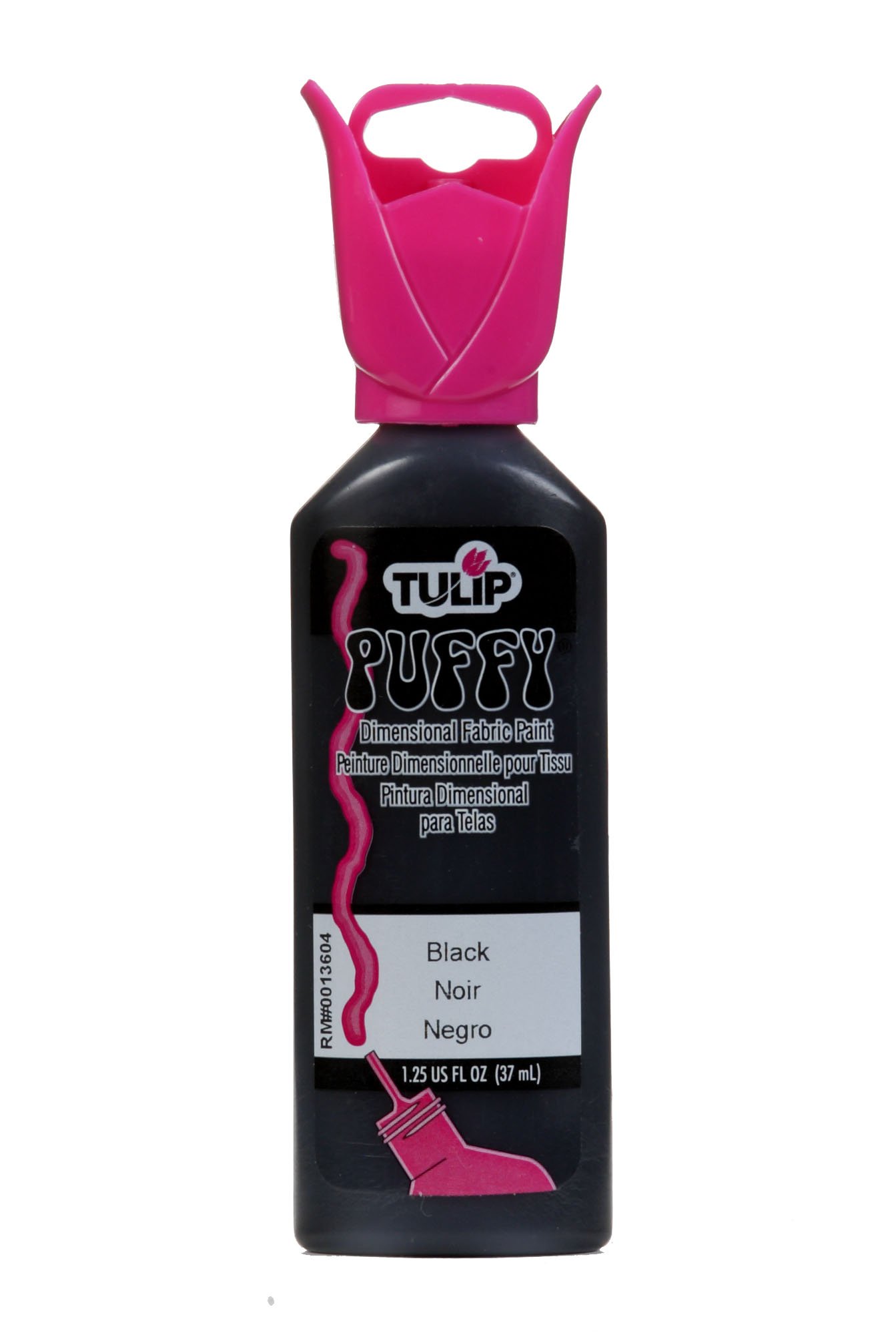 Tulip Dimensional Fabric Paint 1.25oz-Puffy - Black
