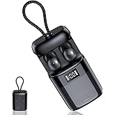 WXQZXO 2026 Sleep Earbuds Bluetooth 6.0 in Ear, Mini Sleep Headphones with Sleep Monitor and APP, Small Earplugs for Side Sleepers, 48H Playtime Sleep Earphones with Sleep Mode, Personal Alarm, Black