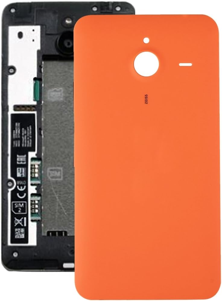 New Battery Back Cover for Microsoft Lumia 640 XL (Black) Tallq (Color : Orange)