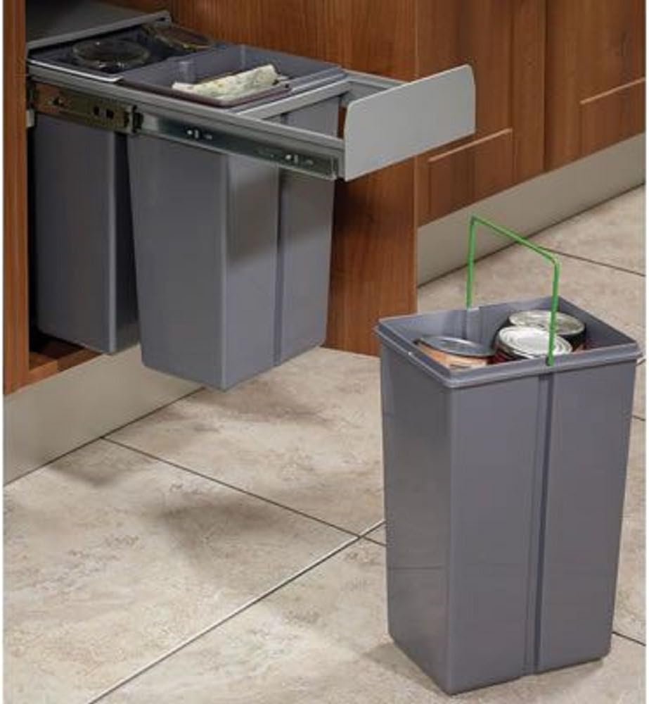 Papierkorb Ziehen Küche integrierter Schränke Mülleimer 300 mm 30 Ltr