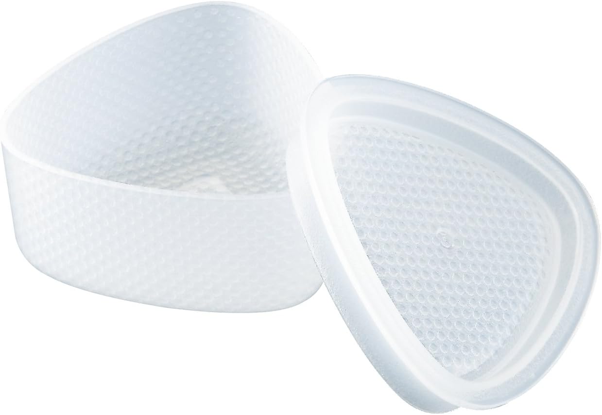 Amazon Co Jp 曙産業 おにぎり型 大 日本製 ギュッとつめてポンと押すだけ 型離れがよくお手入れ簡単 ダブルエンボス加工でごはんがくっつかない マジックおにぎり型 We 116 ホーム キッチン