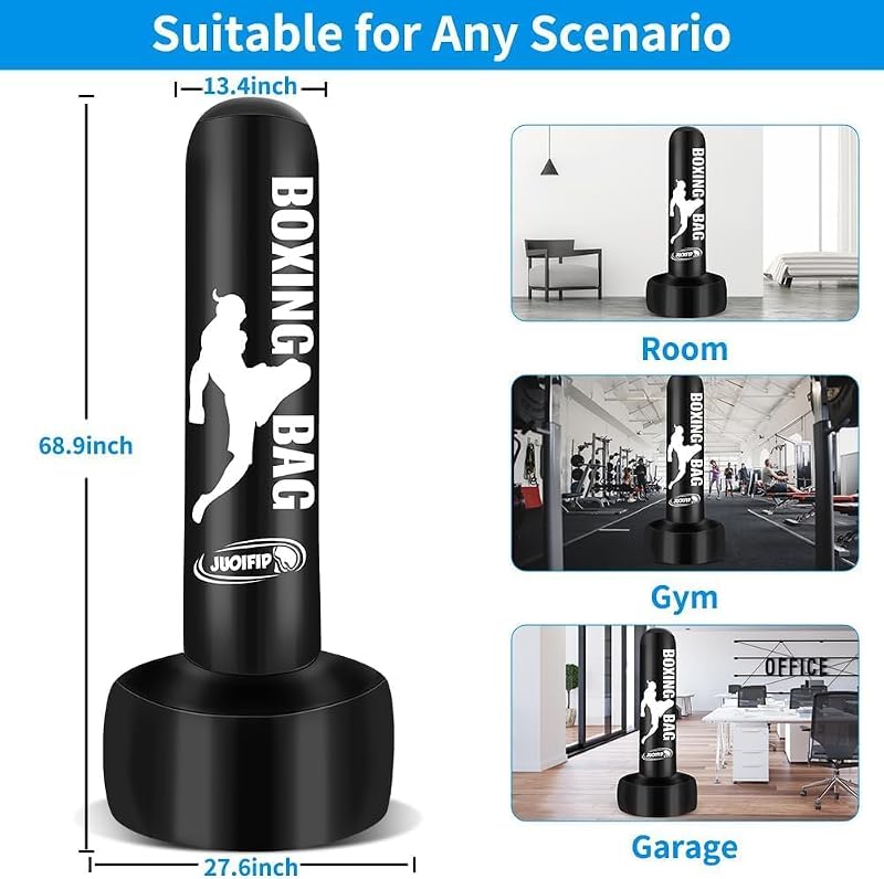 Saco de boxe de pé de 180cm para homens adultos — foto 8 de 8