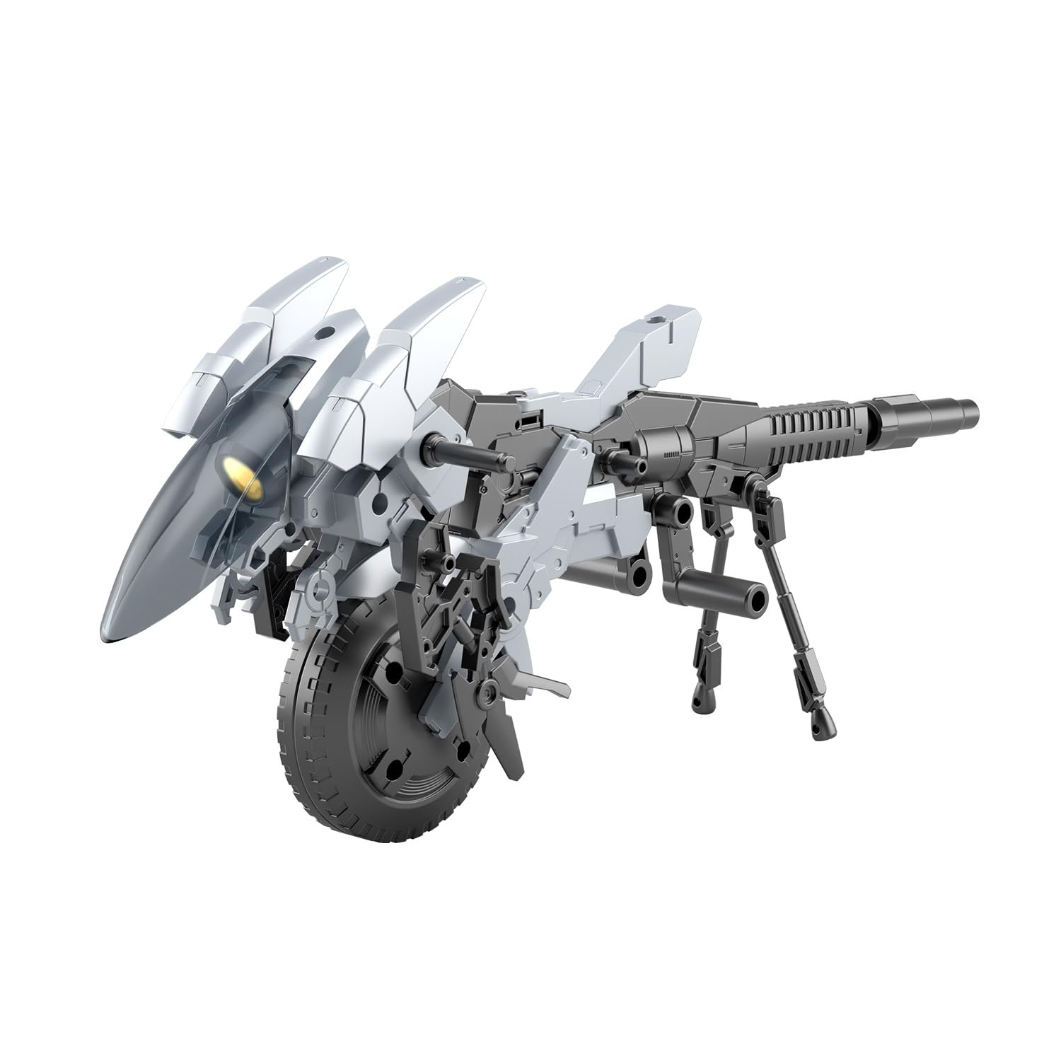 BANDAI SPIRITS 1.2 inches (30 mm) Exa Vehicle (Metal Cannon Bike Ver.) 1/144 Scale, Color-Coded Plastic Model