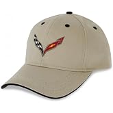 Corvette - Heritage Hat/Cap - Embroidered : C7 Stingray (Stone)