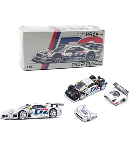 Amazon.com: XCARTOYS CLK-GTR 1997 FIA GT Racing Car, S25-01, 1/64