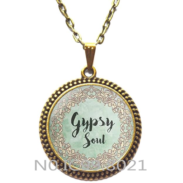 Gypsy Soul Necklace, Gypsy Soul Pendant, Gypsy Necklace