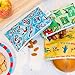 Bumkins Reusable Snack Bag Small 2 Pack, Seuss Cat in the Hat & Green Eggs (SN)