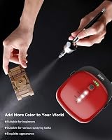 Oasser Dual Action Airbrush Compressor Kit with 1000mAh Battery 0.3mm view 3