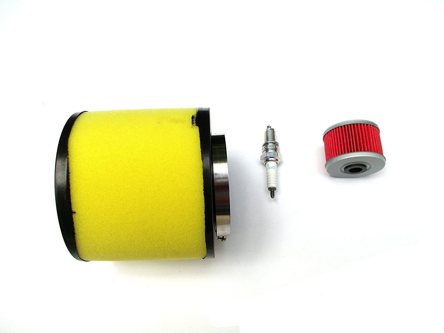 Air Filter With Oil Filter Spark Plug For Honda Fourtrax 300 2x4 4x4 Trx300 Fw Amazon In Car Motorbike