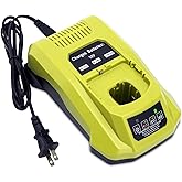 Replacement for Ryobi 18V Battery Charger, P117 Rapid Charger Compatible with Ryobi 12V-18V One+ Lithium Nicad Nimh Battery P100 P102 P103 P105 P107 P108 P190 PBP002
