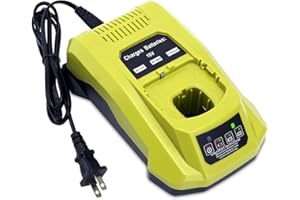 CAILINGBAT Replacement for Ryobi 18V Battery Charger, P117 Rapid Charger Compatible with Ryobi 12V-18V One+ Lithium Nicad Nimh Battery P100 P102 P103 P105 P107 P108 P190 PBP002