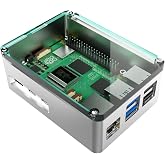 anidees Aluminum Pi case for Raspberry Pi 5 - Silver(AI-PI5-SG)