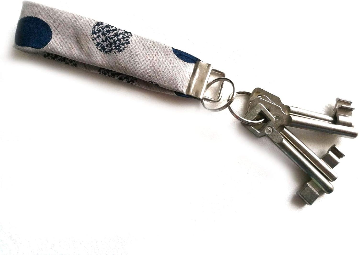 Miniblings Lazo llaveros Upcycling Naranja Amarillento Marron única