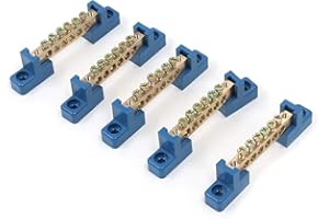 Terminal Bus Bar Terminal Block Brass Wire Screw Terminal Pack of 5