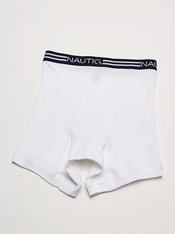 Boxer Classici da Uomo in Cotone, Confezione da 5 Pezzi, Bianco, Confezione da 5 Pezzi, L